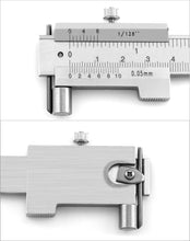 Carica l'immagine nel visualizzatore di Gallery, QWORK® Calibro a corsoio, 0-20 cm, strumenti di marcatura in acciaio inossidabile