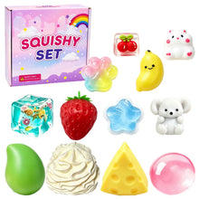 Carica l'immagine nel visualizzatore di Gallery, Squishy Box 12 Pezzi – Squishy Fun Box Mystery Set con 12 Sorprese, Antistress Fidget per Adulti, Idea Regalo per Festiv