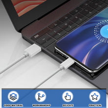 Carica l'immagine nel visualizzatore di Gallery, Caricatore USB 100 W per OPPO Reno10Pro/10Pro+ 5G: adattatore di carica superveloce con cavo di ricarica USB C da 1,5 m 
