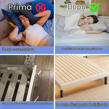 Carica l'immagine nel visualizzatore di Gallery, 4 Pezzi Piedini per Letto in Metallo Piedi Letto Regolabili in Altezza 18-30 cm Piedi per Rete a Doghe Piedini per Mobil