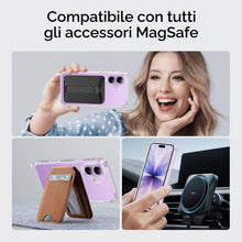 Carica l'immagine nel visualizzatore di Gallery, Magnetica Trasparente Cover per iPhone 17 con Cordino, Compatibile con Magsafe, Trasparente Ultra Sottile Silicone TPU A
