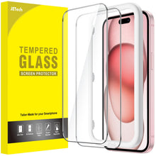Carica l'immagine nel visualizzatore di Gallery, JETech Pellicola Protettiva per iPhone 15, 2 Pezzi