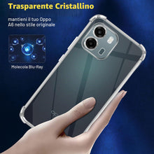 Carica l'immagine nel visualizzatore di Gallery, ISOI - Cover compatibile con Oppo A6 / Oppo A6x 4G / Oppo A6k 4G/5G Custodia, con Paraurti Airbag Antiurto Protezione Co