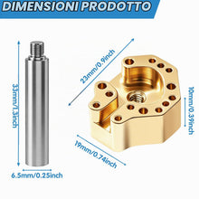 Carica l'immagine nel visualizzatore di Gallery, 2 punte per saldatore joystick con adattatore, controller One e Switch per PS5, PS4, Xbox Series X/S, rame cromato multi
