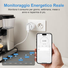 Carica l'immagine nel visualizzatore di Gallery, SURFOU Presa Smart Intelligente WiFi, Timer Presa Elettrica Compatibile con Alexa e Google Home, Funzione Temporizzata D