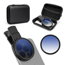 Carica l'immagine nel visualizzatore di Gallery, Filtro polarizzatore CPL, 67mm Clip-on Filtro Polarizzatore Circolare, Filtro CPL Universale, Obiettivo per Telefono Cel