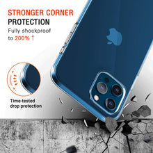 Carica l'immagine nel visualizzatore di Gallery, Captor Cover Trasparente per Apple iPhone 12 Pro Max, Custodia TPU in Silicone Flessibile Morbida e Sottile, Protezione 