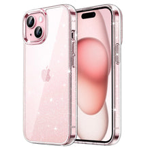 Carica l'immagine nel visualizzatore di Gallery, JETech Cover Glitter per iPhone 15, Trasparente