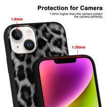 Carica l'immagine nel visualizzatore di Gallery, Saqmkil 2 Pezzi Cover per iPhone 14/iPhone 13 6,1 Pollici, Aesthetic Leopardo Disegni Custodia con Motivo, TPU Silicone 