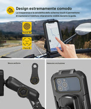 Carica l'immagine nel visualizzatore di Gallery, iMESTOU Supporto Impermeabile per il Telefono del Motociclo, Antifurto, L