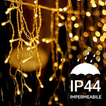 Carica l'immagine nel visualizzatore di Gallery, WOWDSGN Luci Natale Esterno Cascata 15M 660LED, Luci di Natale da Esterno, Tenda Luminosa Natale con Timer, 8 Modalità, 