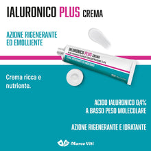 Carica l'immagine nel visualizzatore di Gallery, Abbinata Ialuronico Plus Crema, 50 g Totali, Crema Idratante con Acido Ialuronico 0,4%, Azione Rigenerante ed Emolliente