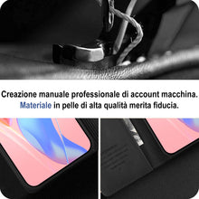 Carica l'immagine nel visualizzatore di Gallery, Giyer Cover per iPhone 14 Pro Max Custodia con Vetro Temperato, Premium PU Portafoglio Slot per Scheda RFID Antifurto Fu