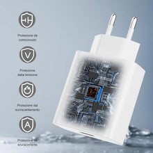 Carica l'immagine nel visualizzatore di Gallery, 35W Super Charge Caricatore rapido, for Honor 400 Lite 5G, Smart, 200 Lite, 90 L ite, X9a, X8b, X8c, X9c, X7b, X6c, X6b,