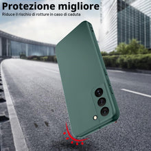 Carica l'immagine nel visualizzatore di Gallery, Qasyfanc Cover Protezione Fotocamera Compatibile con Samsung Galaxy S22 5G, Silicone Morbida, Antiurto, Sottile, Elegant