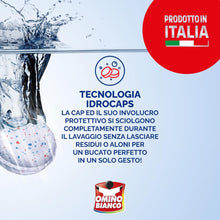 Carica l'immagine nel visualizzatore di Gallery, Omino Bianco Additivo Lavatrice Totale 5 Azioni in 1 Idrocaps, 10 Caps x 4