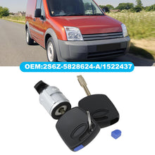 Carica l'immagine nel visualizzatore di Gallery, Serratura Sportello Carburante Con Chiave 2S6Z-5828624-A 1522437 Compatibile Con Ford Transit Connect 2002-2013