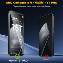 Carica l'immagine nel visualizzatore di Gallery, QULLOO Vetro Temperato per Xiaomi Mi 15T Pro 5G, 3 Pezzi Pellicola Vetro Protettiva e 3 Pezzi Pellicola Fotocamera, Dure