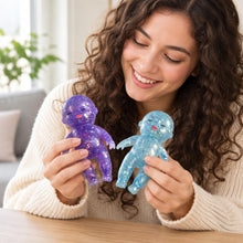 Carica l'immagine nel visualizzatore di Gallery, 2 personaggi squishy, ornamenti da scrivania viola e blu
