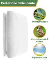Carica l'immagine nel visualizzatore di Gallery, Telo Antigelo per Piante,1.6M×5M,Tessuto Non Tessuto per Piante Applicabile Alle Piante da Esterno,Può Essere Tagliato a