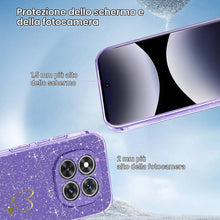 Carica l'immagine nel visualizzatore di Gallery, Cover Compatibile con Xiaomi Redmi Note 14 Pro 5G/ Redmi Note 14 Pro Plus 5G/ Poco X7 5G (Non per 4G), Glitter e Antimpr