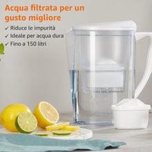 Carica l'immagine nel visualizzatore di Gallery, Amazon Basics Filtri per acqua, adatto e compatibile con tutte le caraffe BRITA, incluse le PerfectFit, 6 unità, confezi