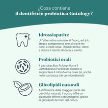 Carica l'immagine nel visualizzatore di Gallery, Gutology Dentifricio Idrossiapatite 120ml, Senza Fluoro – Sbiancante