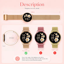 Carica l'immagine nel visualizzatore di Gallery, Orologio Smartwatch Donna con Chiamate Bluetooth: 1.32" AMOLED Smart Watch da Cardiofrequenzimetro Pressione Sanguigna S