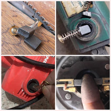 Carica l'immagine nel visualizzatore di Gallery, RUNCCI-YUN 30Pezzi Spazzole di Carbone Per Utensili,Carbonio, Riparazione Parte Sostituzione Per Generico Motore Elettri