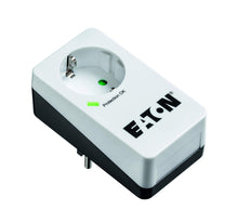 Carica l'immagine nel visualizzatore di Gallery, Eaton Multipresa / parafulmine - Eaton Protection Box 1 DIN - PB1D - 1 spina Schuko - Bianco e nero