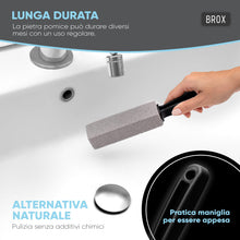 Carica l'immagine nel visualizzatore di Gallery, BROX® Pietra Pomice WC 3 Pezzi – Detergente per WC contro il Calcare e Incrostazioni di Urina – Pumice Stone Toilet – Pi