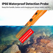 Carica l'immagine nel visualizzatore di Gallery, EXTSUD Rilevatore di Metalli Portatile IP66 Impermeabile 360°Scan con Allarme Vibrazione Metal Detector Sensibile Locali