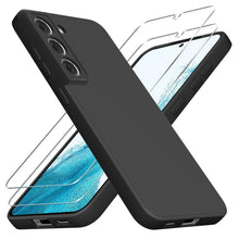 Carica l'immagine nel visualizzatore di Gallery, Vauki Cover Compatibile con Samsung Galaxy S22 5G con 2 Pezzi Pellicola Vetro Temperato, Gomma Gel di Silicone Liquida A