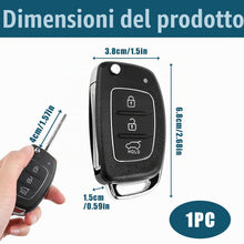 Carica l'immagine nel visualizzatore di Gallery, Hyundai Guscio Chiave Auto Compatibile con i10 i20 i30 i40 ix20 ix30 ix25 ix35 ix45 ix55, 3 Tasti Telecomando Ricambio C