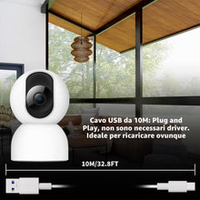 Carica l'immagine nel visualizzatore di Gallery, ACAGET 8M Cavo USB Type-C Extra Lungo per Mi Camera 2K Magnetic Mount