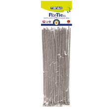 Carica l'immagine nel visualizzatore di Gallery, TENAX FIX-TIE XL, Fascette Multiuso in Plastica, Lunghezza 29 cm Grigio Argento, Confezione da 50 pezzi