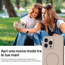 Carica l'immagine nel visualizzatore di Gallery, Cover Magnetica per iPhone 14 Pro Max Compatibile con MagSafe Cachi‌