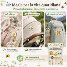 Carica l'immagine nel visualizzatore di Gallery, 96 Pezzi Cerotti Antizanzare Adulti - Cerotto Sticker Zanzare Adesivi Antizanzare per Vestiti e Oggetti, Accessori Campe