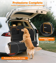 Carica l'immagine nel visualizzatore di Gallery, Telo Bagagliaio Auto per Cani Impermeabile Protezione Bagagliaio Auto con Protezione Laterale e Paraurti Universale Copr