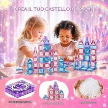 Carica l'immagine nel visualizzatore di Gallery, Costruzioni Magnetiche per Bambini 43 Pezzi, Magneti Bambini Giochi Bambina 3 4 5 6 Anni Blocchi Magnetic Tiles Building