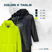 Carica l'immagine nel visualizzatore di Gallery, Portwest S438 Cappotto Impermeabile Classic Leggero