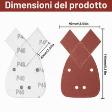 Carica l'immagine nel visualizzatore di Gallery, Carta Vetrata Mouse, 40-120 Grana, Triangoli, Black &amp; Decker