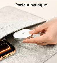 Carica l'immagine nel visualizzatore di Gallery, RoRoSkin Caricatore per iPhone con adattatore USB-C da 20 W, stazione di ricarica induttiva per iPhone Duo 18 17 16 15 1