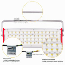 Carica l'immagine nel visualizzatore di Gallery, CREATESTAR Faretto Led da Esterno 20000LM 200W, Faretti Led Esterni 6500K luce bianca fredda, 1 Pezzi IP66 Impermeabile 