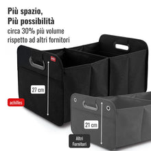 Carica l'immagine nel visualizzatore di Gallery, achilles Organizer Bagagliaio Auto Pieghevole - 35L XL Organizer Bagagliaio con Tasche Extra e Pareti Rinforzate - Organ