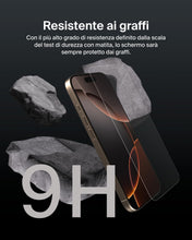Carica l'immagine nel visualizzatore di Gallery, Belkin ScreenForce UltraGlass 2 Pellicola Vetro per iPhone 16 Pro, antigraffio, con durezza di 9H, sottile, include un s