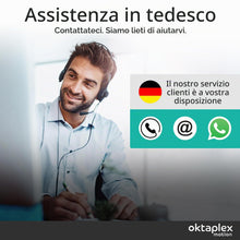 Carica l'immagine nel visualizzatore di Gallery, Oktaplex Cera luce da esterno a parete con sensore LED 19.5 W antracite