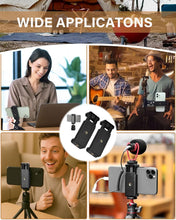 Carica l'immagine nel visualizzatore di Gallery, Supporto Universale per Smartphone da Treppiede, Adattatore con Vite da 1/4 di Pollice e Morsa Regolabile (55-95mm)