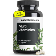 Carica l'immagine nel visualizzatore di Gallery, Multivitaminico – 365 compresse vegane – scorta annuale – preziose vitamine A-Z, vitamina K1 e K2 – senza additivi inuti