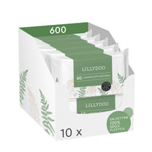 Carica l'immagine nel visualizzatore di Gallery, Salviettine naturali LILLYDOO, 600 pz, delicate sulla pelle